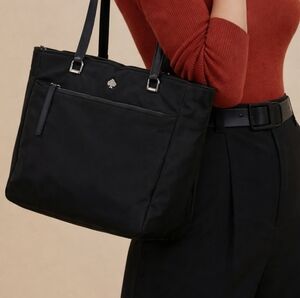 Kate Spade Black Nylon Tote NWOT